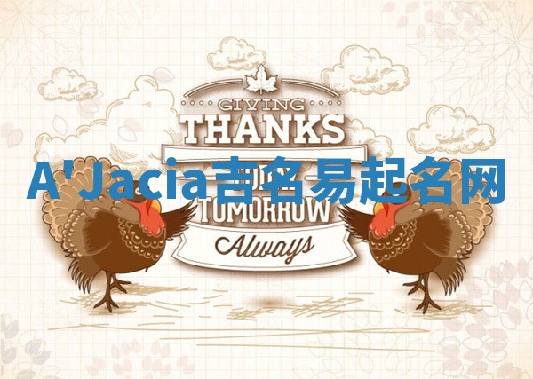 A'Jacia吉名易起名网