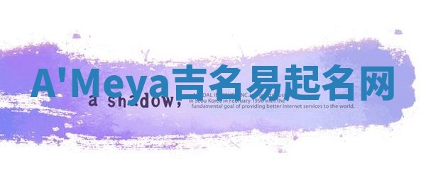 A'Meya吉名易起名网