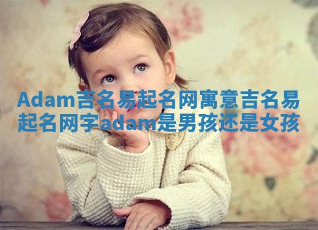 Adam吉名易起名网寓意 吉名易起名网字adam是男孩还是女孩