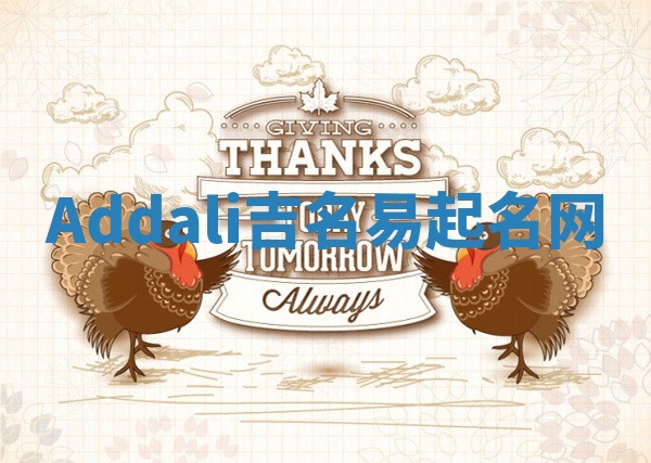 Addali吉名易起名网
