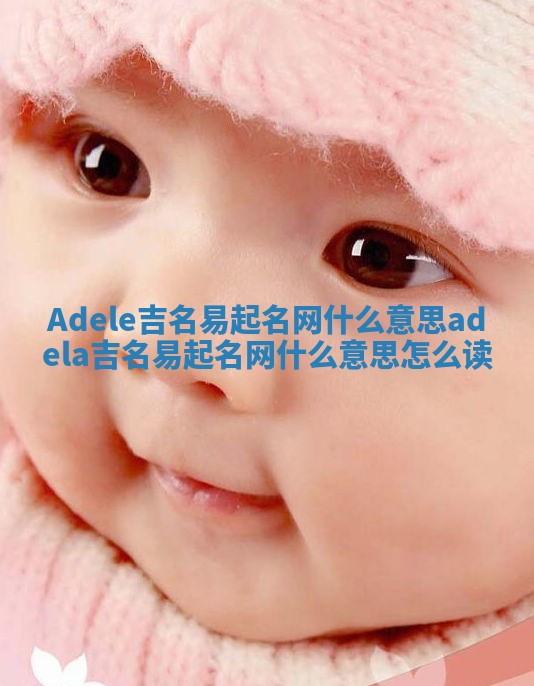 Adele吉名易起名网什么意思_adela吉名易起名网什么意思怎么读