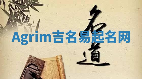 Agrim吉名易起名网