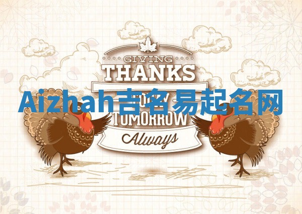 Aizhah吉名易起名网