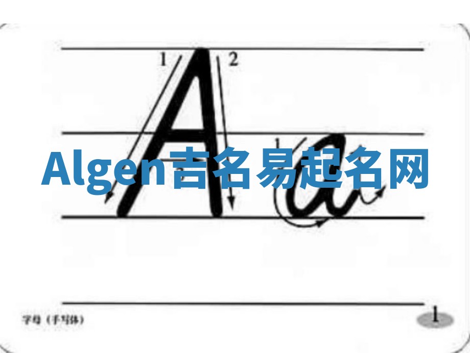 Algen吉名易起名网