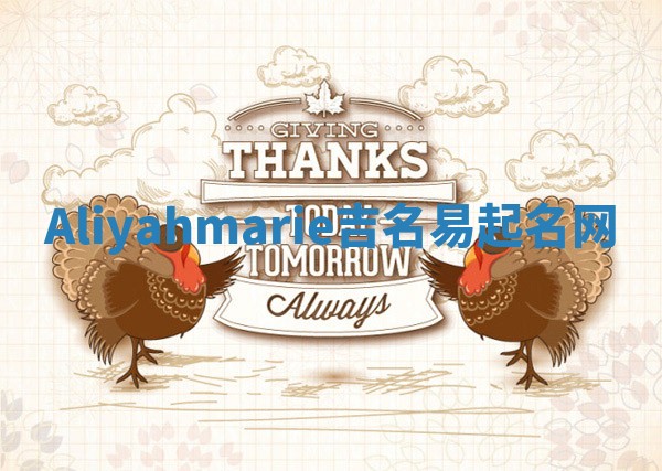 Aliyahmarie吉名易起名网