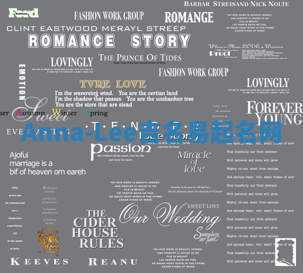 Anna-Lee吉名易起名网