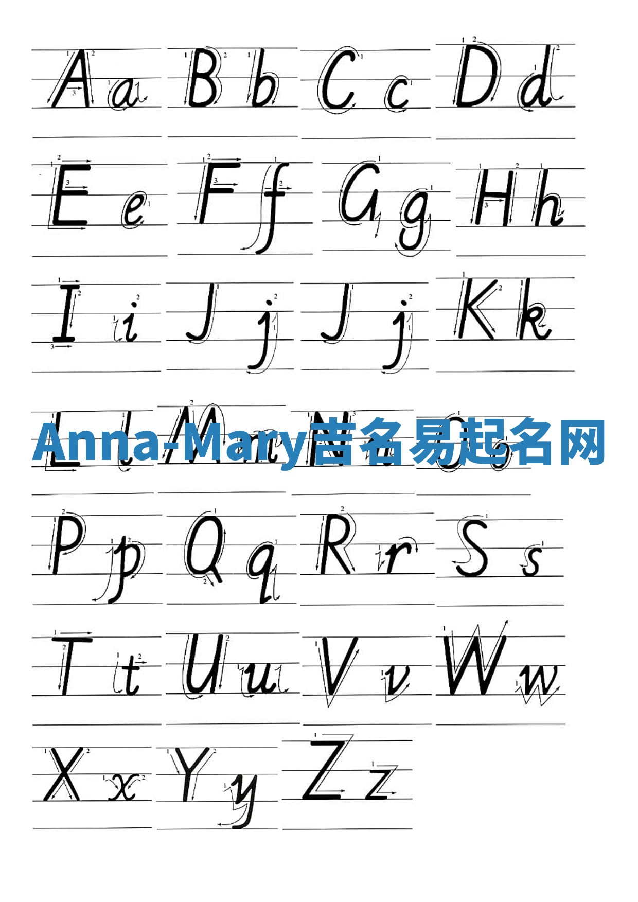 Anna-Mary吉名易起名网