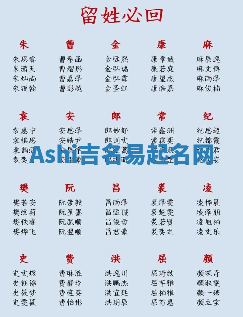Ashi吉名易起名网 Ashi吉名易起名网