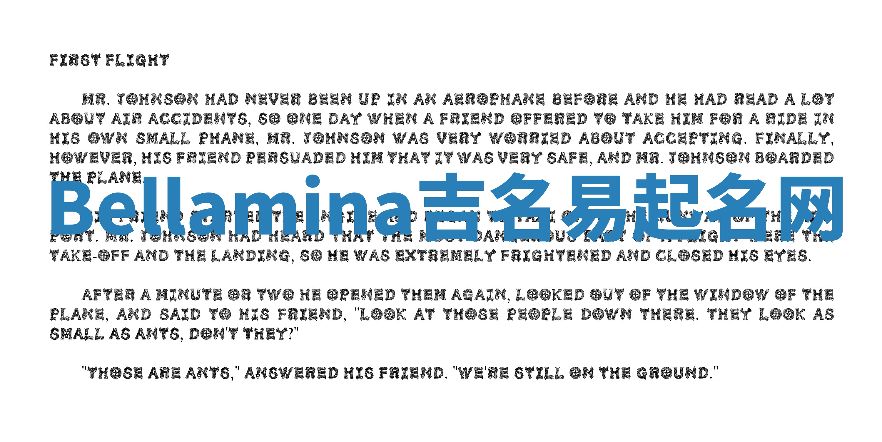 Bellamina吉名易起名网