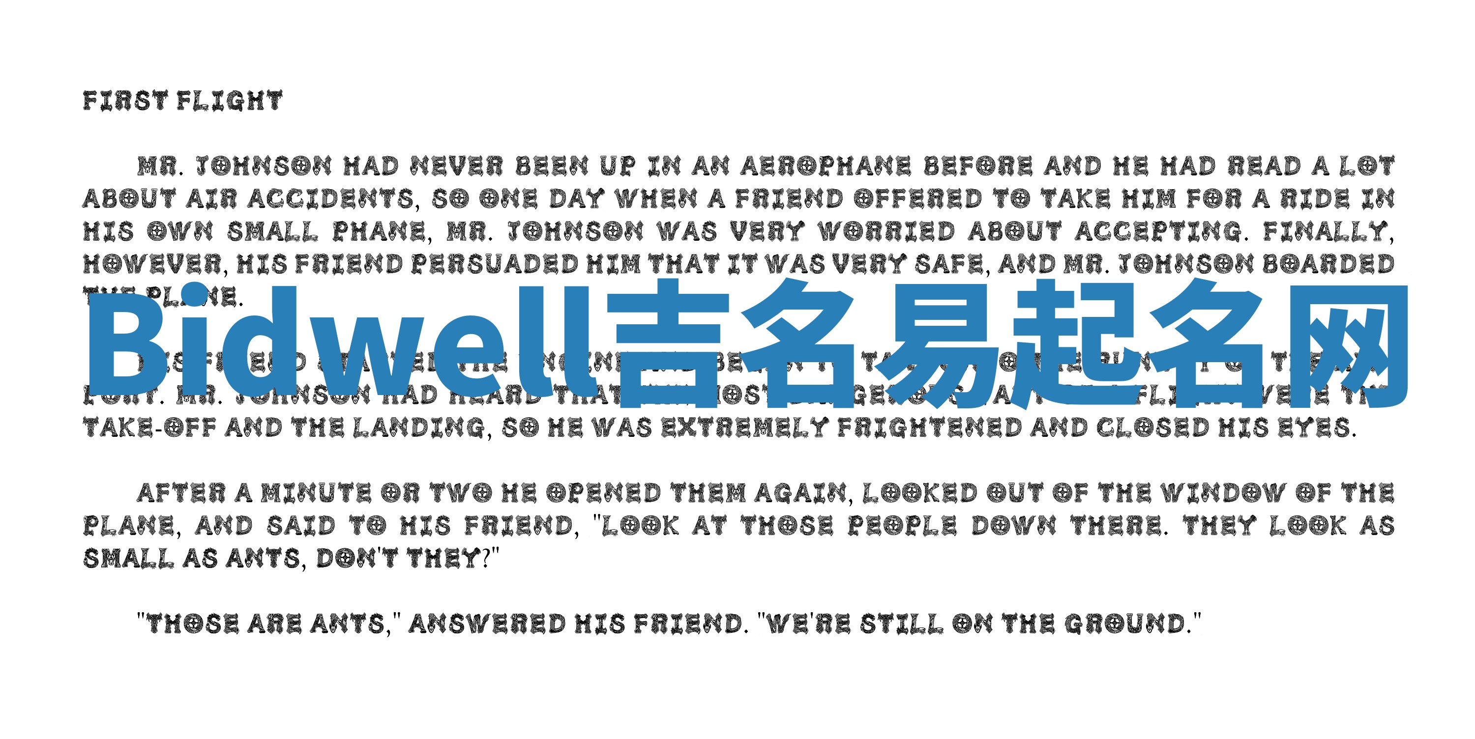 Bidwell吉名易起名网 Bidwell吉名易起名网