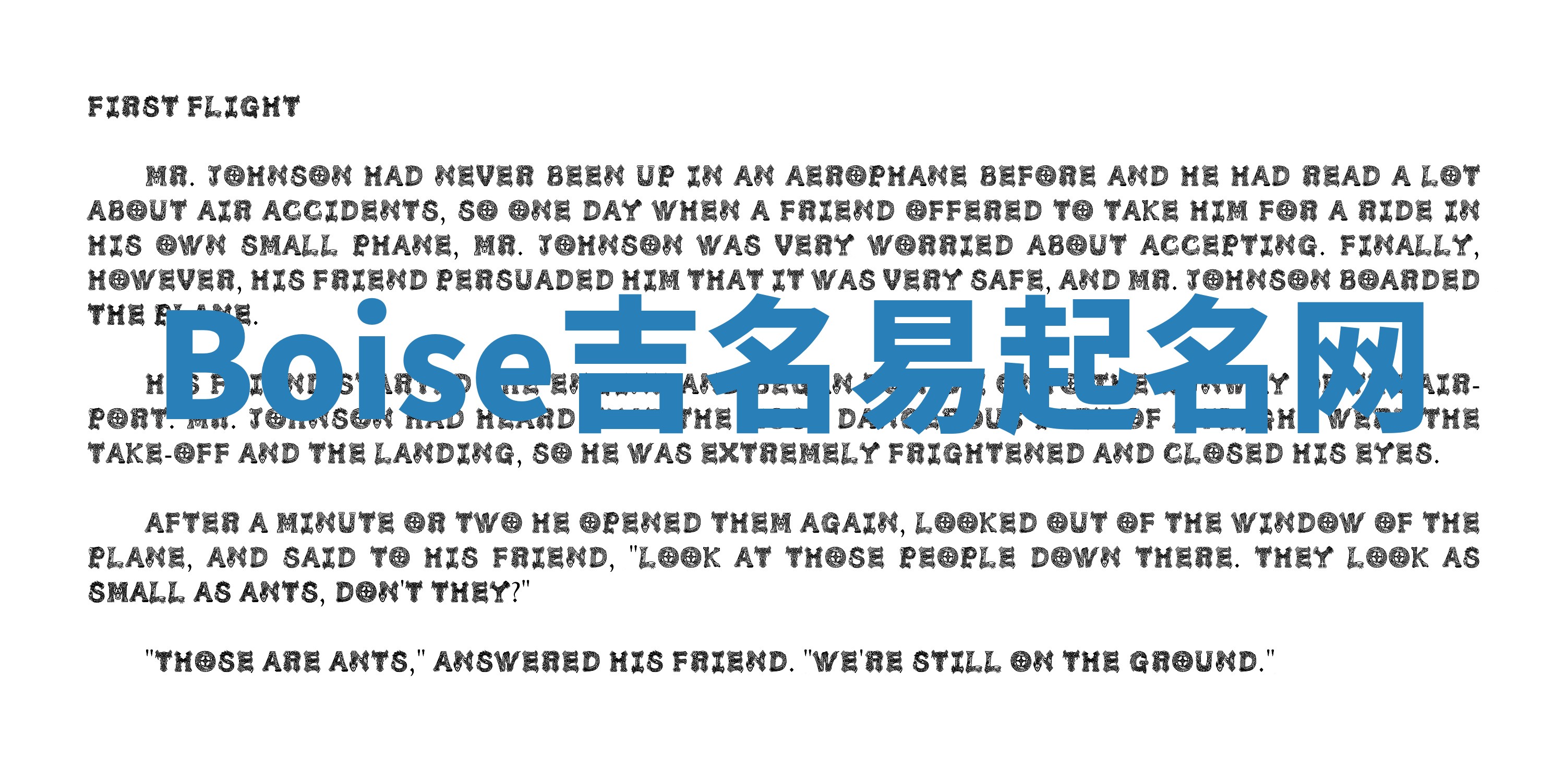 Boise吉名易起名网