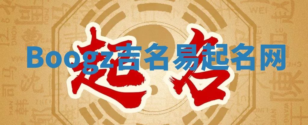 Boogz吉名易起名网