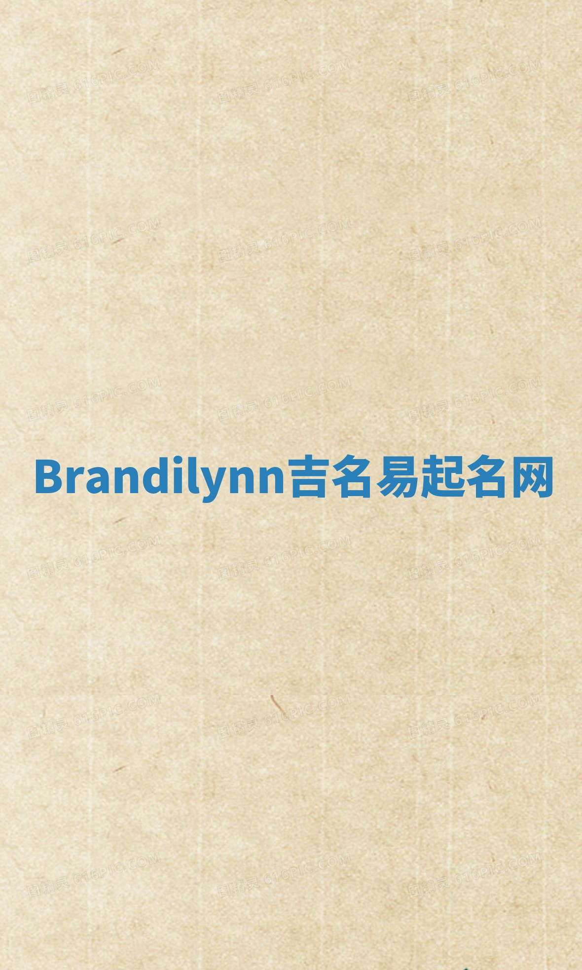 Brandilynn吉名易起名网