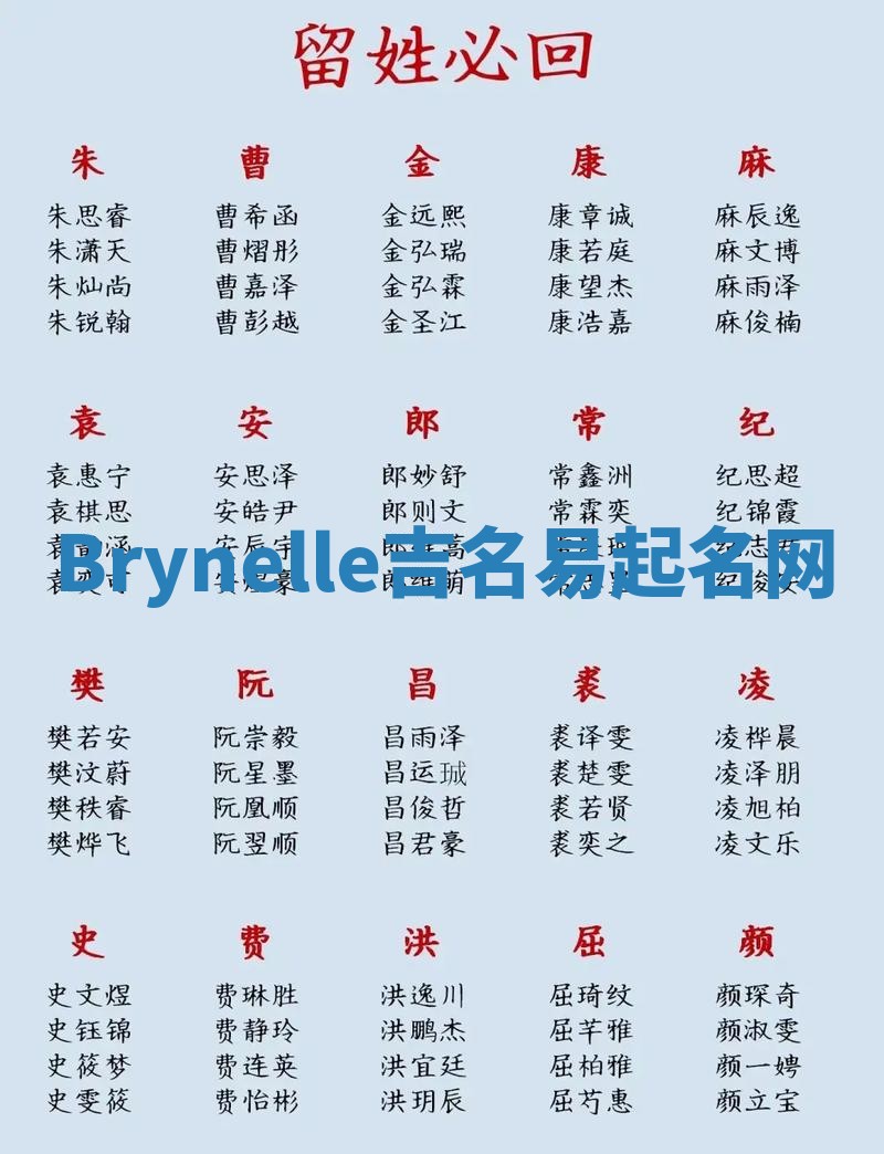 Brynelle吉名易起名网