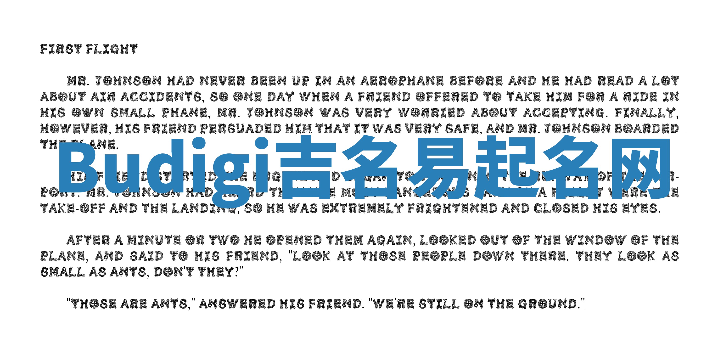 Budigi吉名易起名网