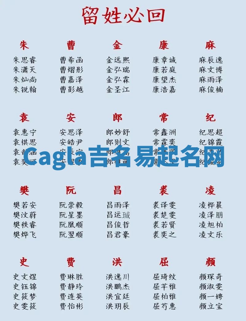 Cagla吉名易起名网