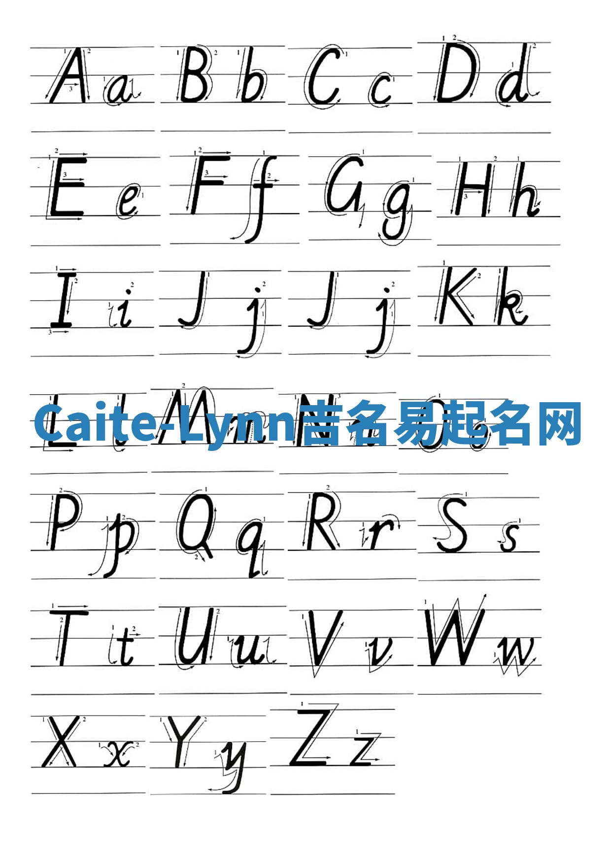 Caite-Lynn吉名易起名网