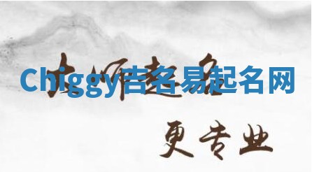 Chiggy吉名易起名网