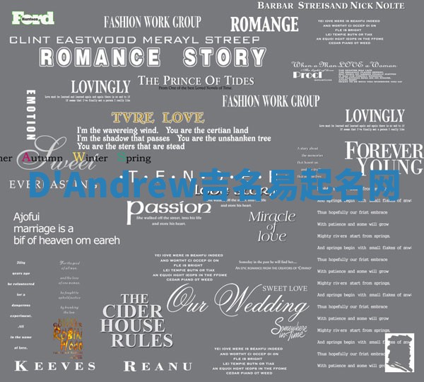 D'Andrew吉名易起名网