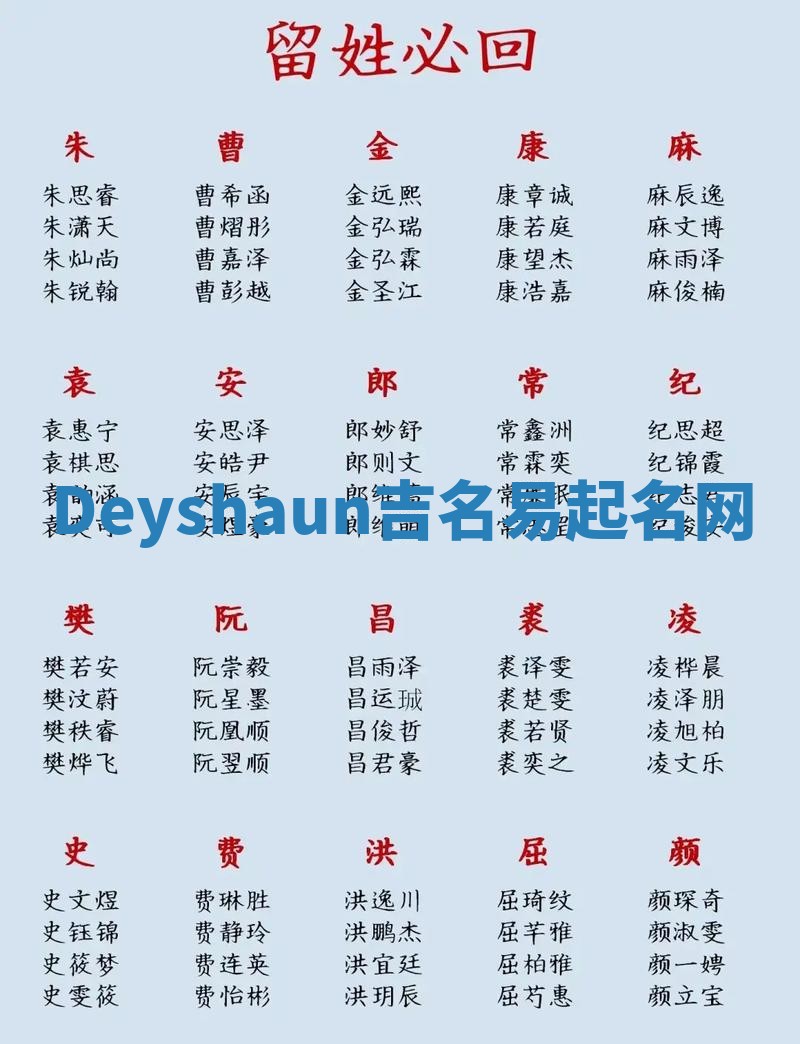 Deyshaun吉名易起名网