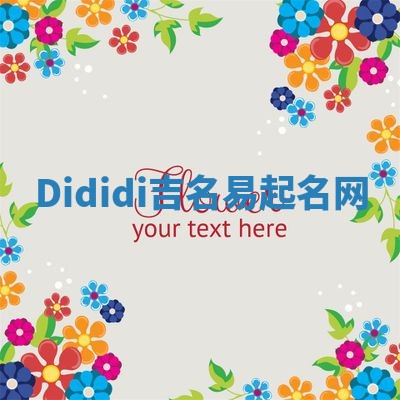 Dididi吉名易起名网