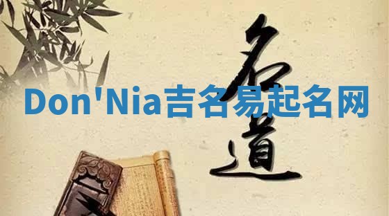 Don'Nia吉名易起名网