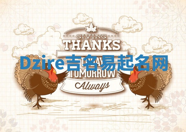 Dzire吉名易起名网