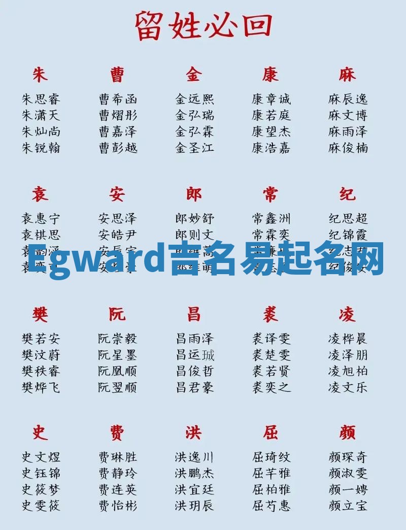 Egward吉名易起名网