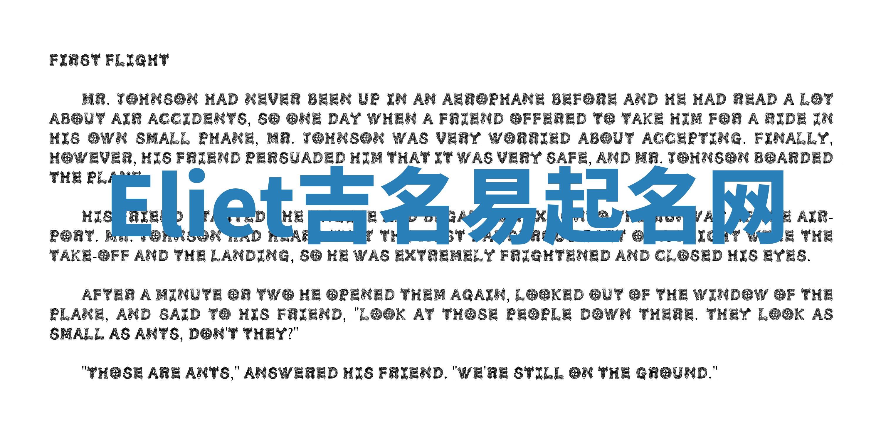 Eliet吉名易起名网