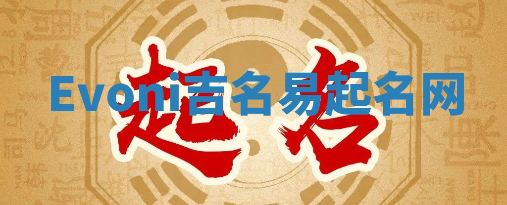 Evoni吉名易起名网