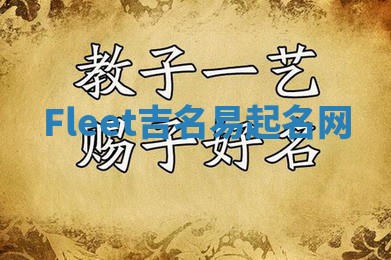 Fleet吉名易起名网