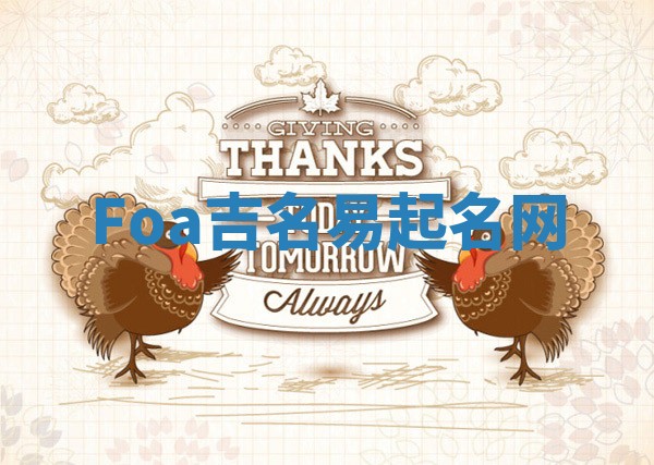 Foa吉名易起名网