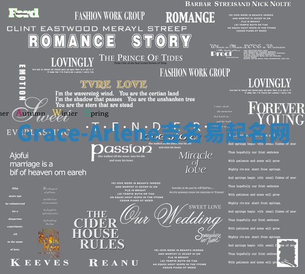 Grace-Arlene吉名易起名网