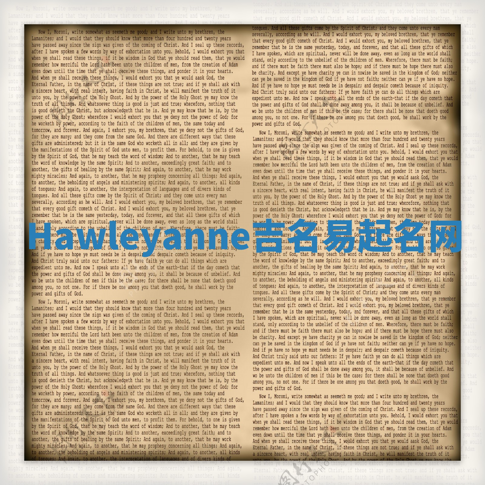 Hawleyanne吉名易起名网