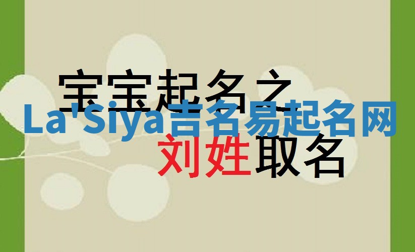 La'Siya吉名易起名网