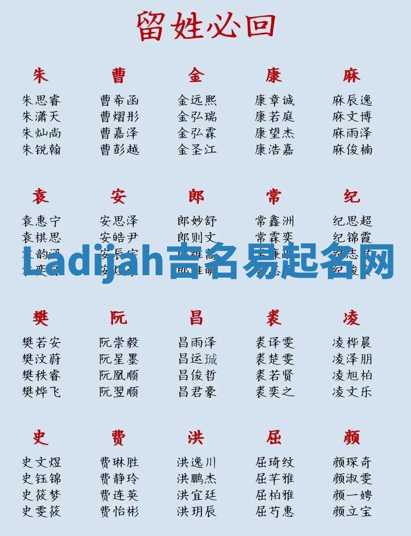 Ladijah吉名易起名网
