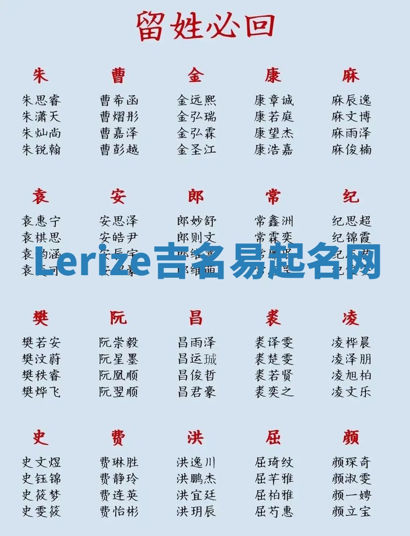 Lerize吉名易起名网