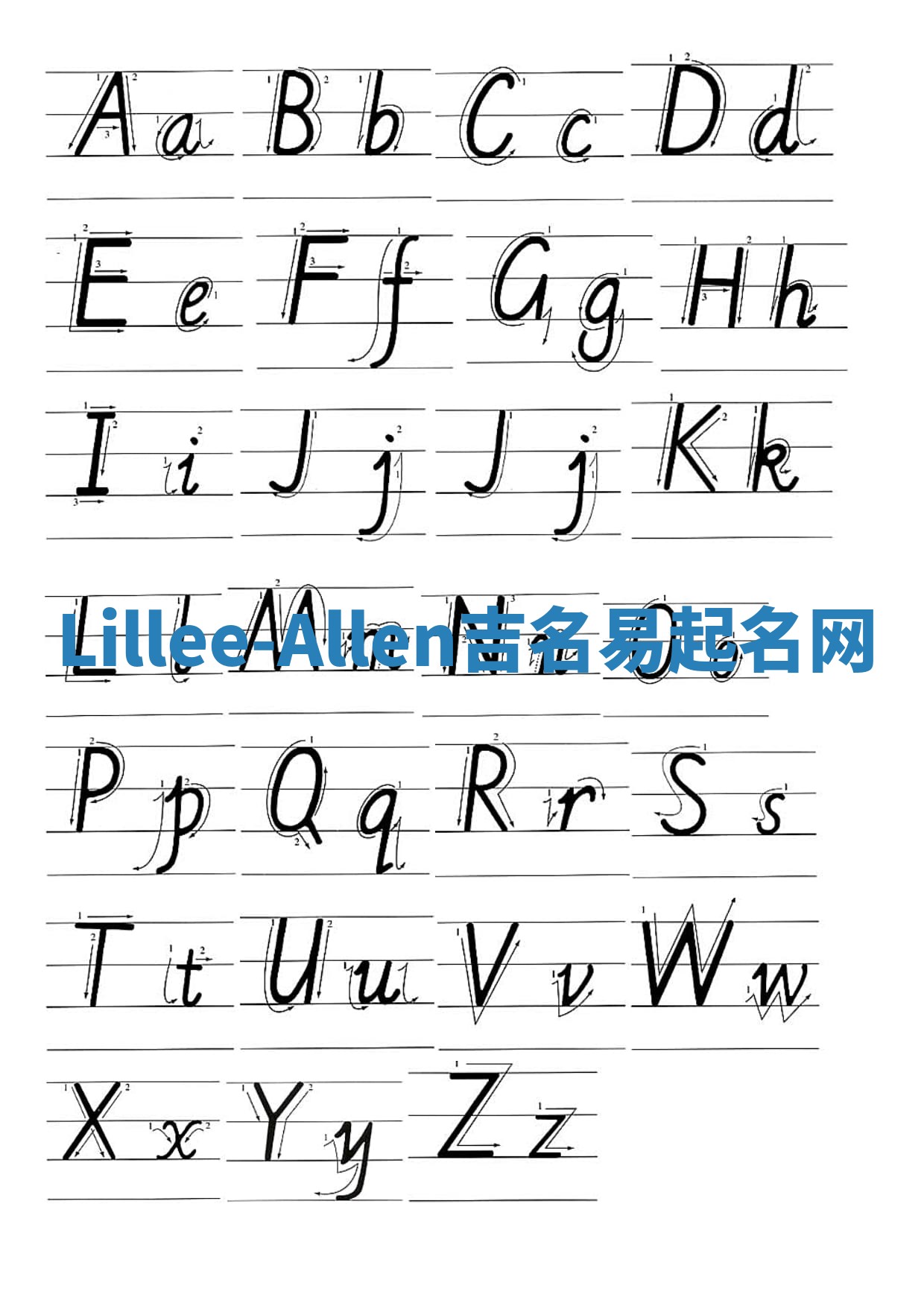 Lillee-Allen吉名易起名网