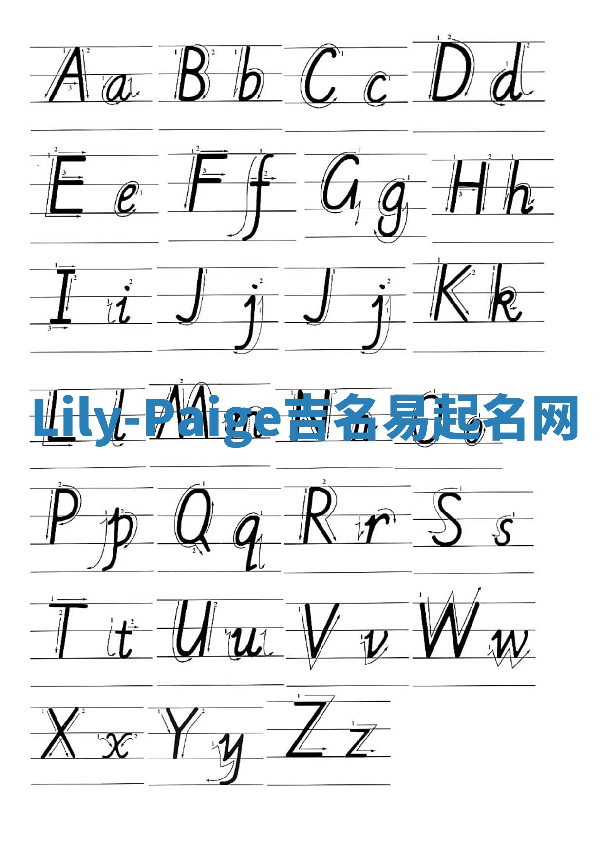 Lily-Paige吉名易起名网