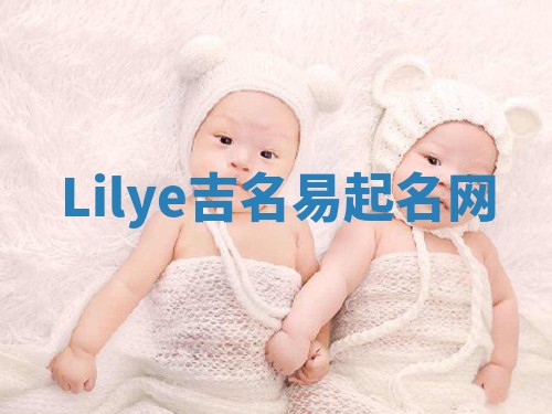Lilye吉名易起名网