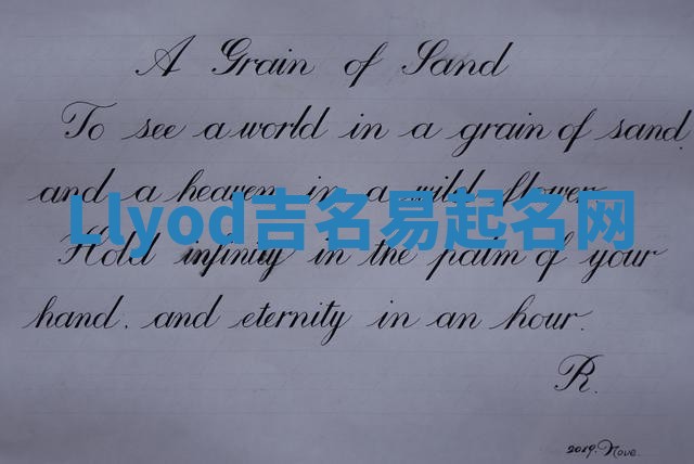 Llyod吉名易起名网