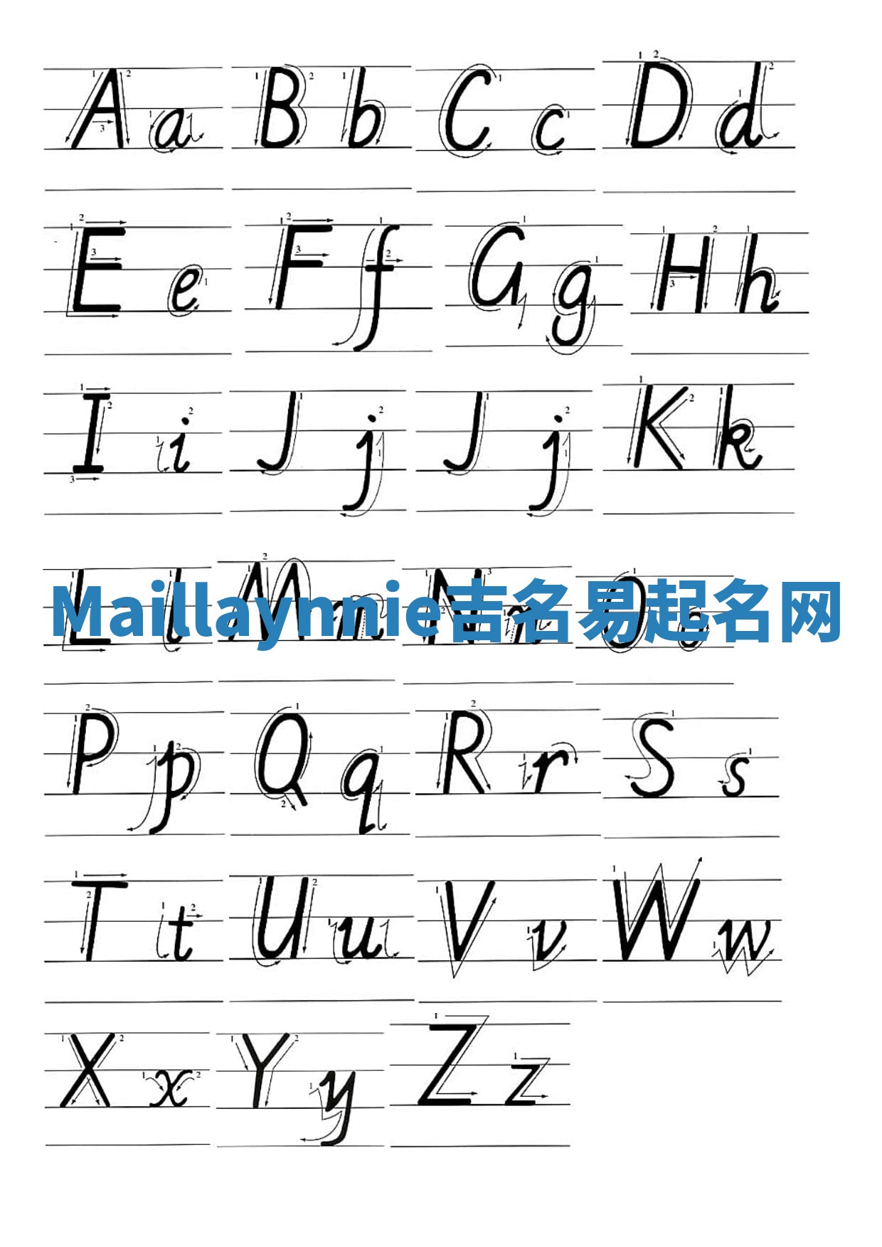 Maillaynnie吉名易起名网