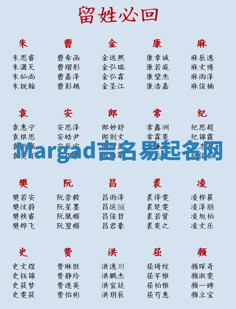 Margad吉名易起名网