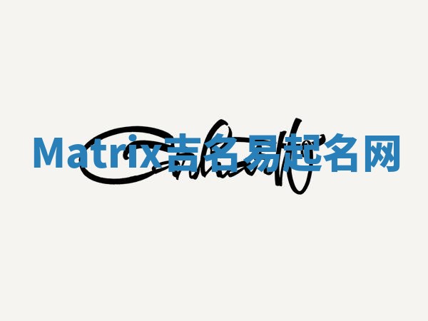 Matrix吉名易起名网