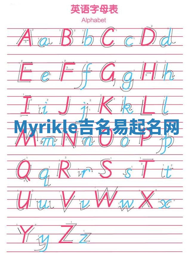 Myrikle吉名易起名网