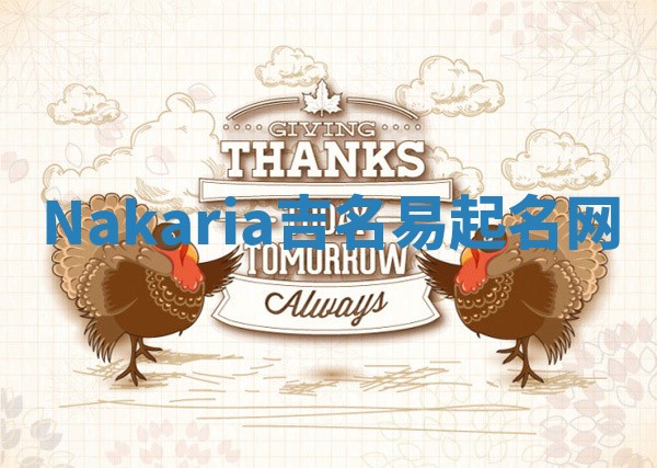 Nakaria吉名易起名网