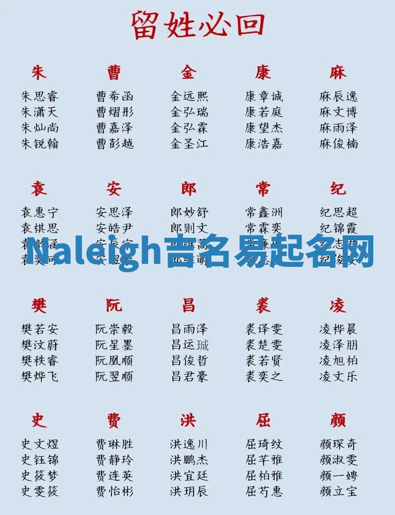 Naleigh吉名易起名网