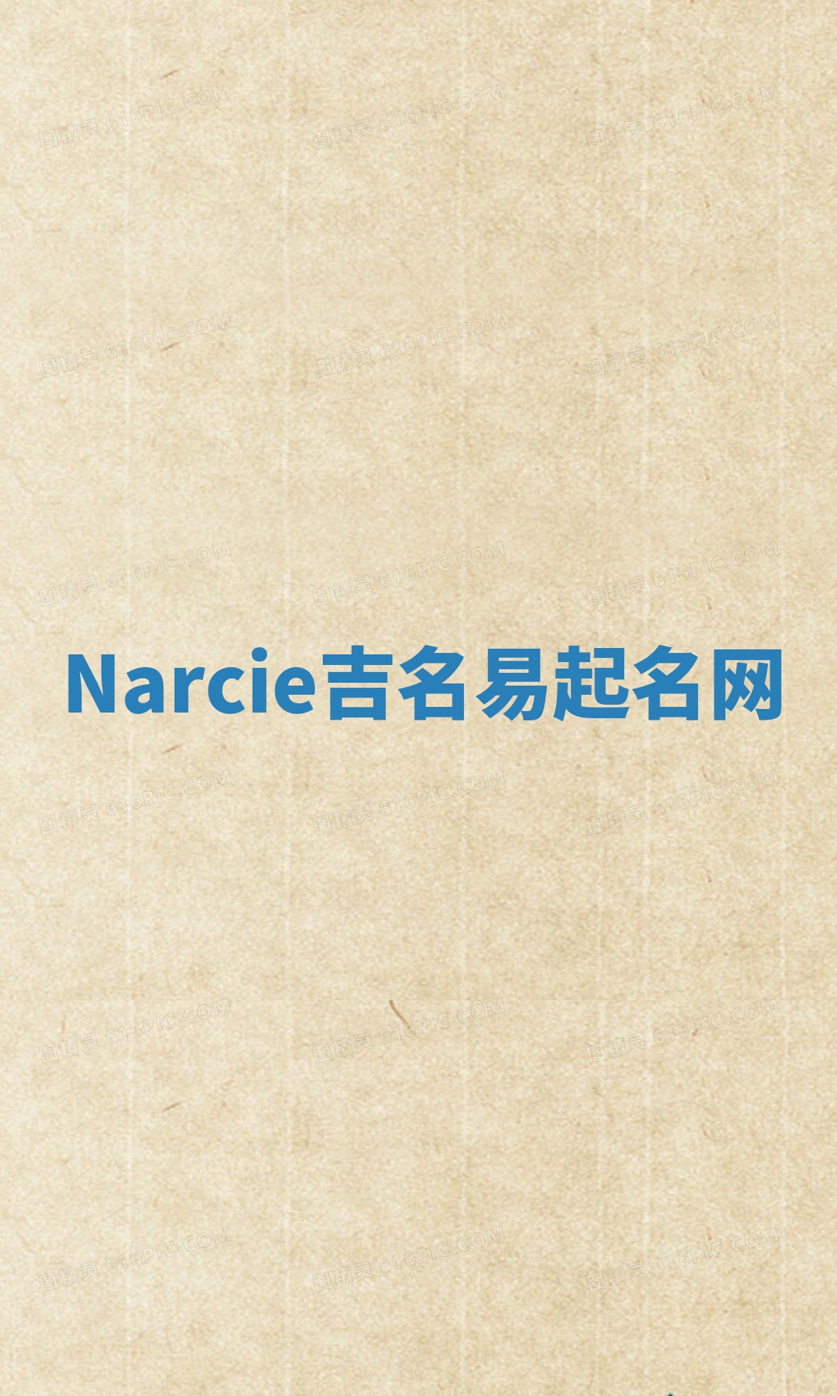 Narcie吉名易起名网