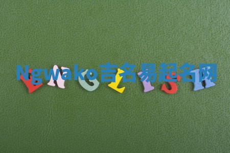 Ngwako吉名易起名网