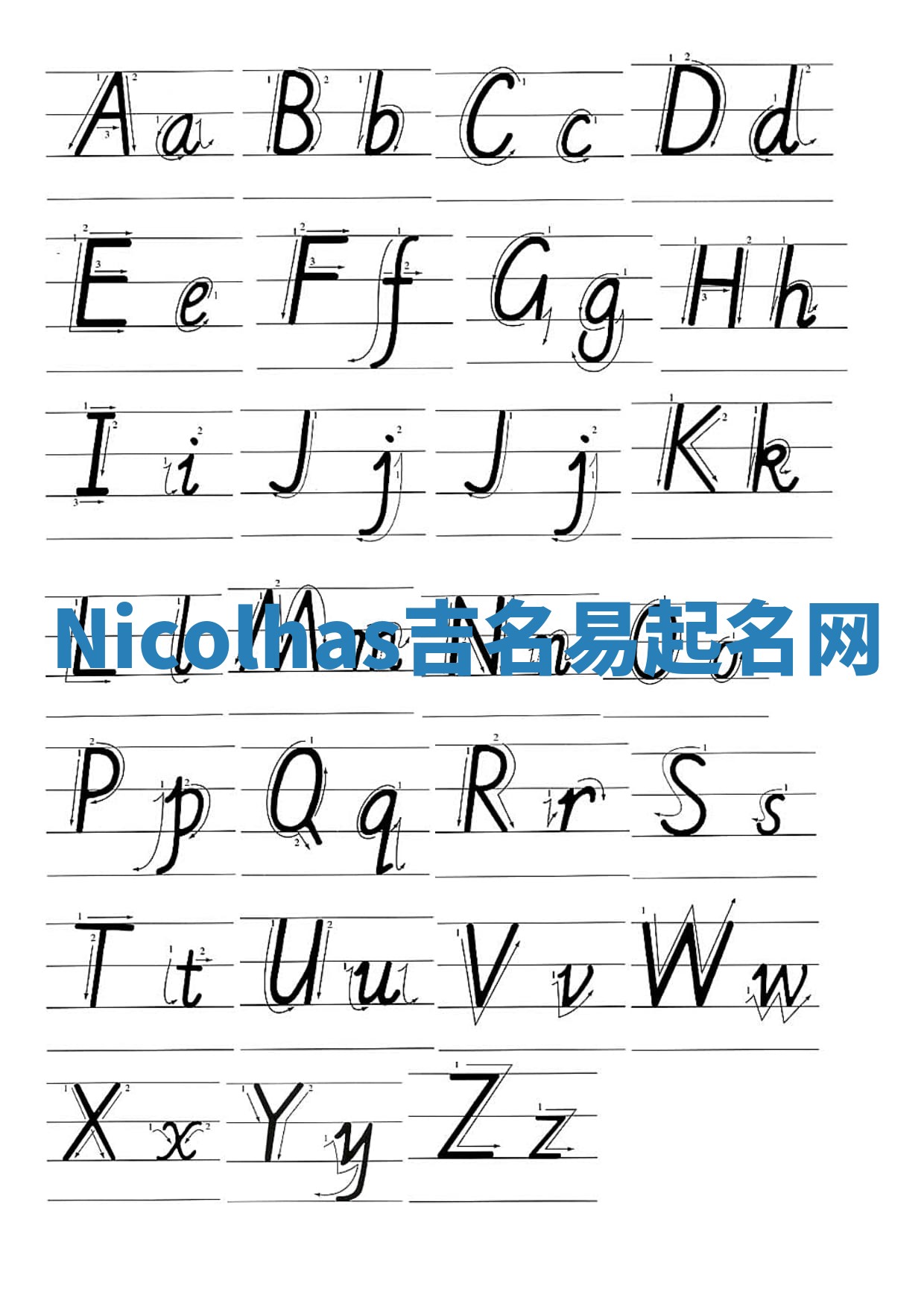 Nicolhas吉名易起名网